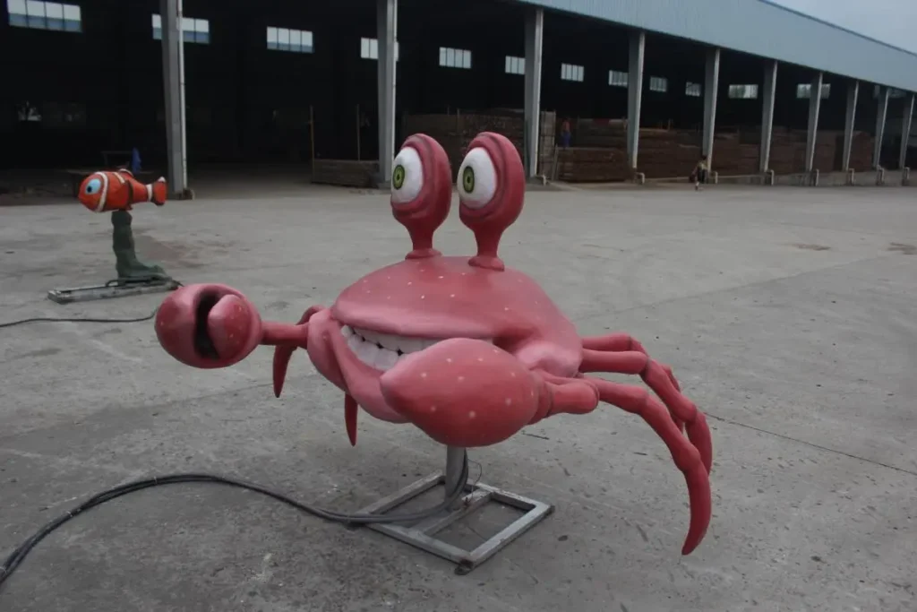 Kinetic crab and octopus animatronics 1