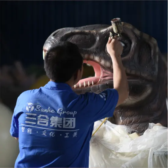 Bespoke animatronic creatures manufacturing