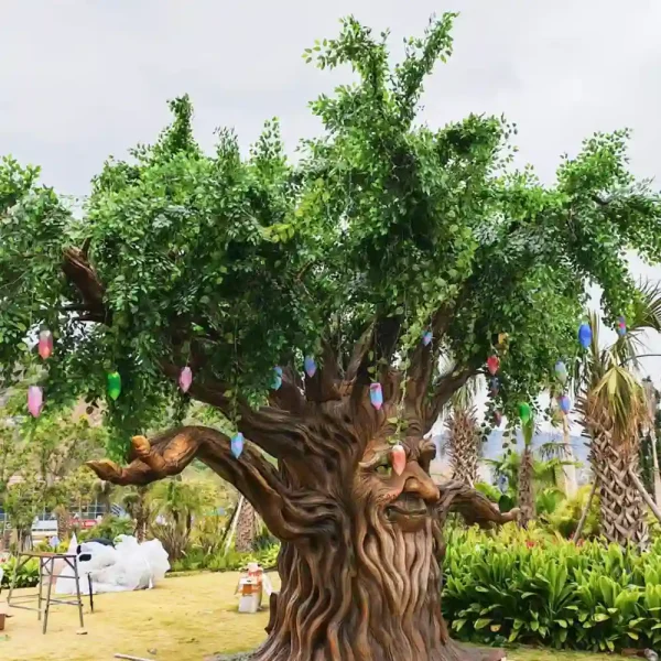 S1402001 Animatronic Tree with Talking H=6M (10)