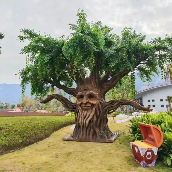 S1402001 Animatronic Tree with Talking H=6M (7)