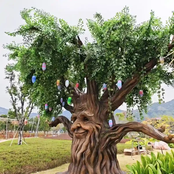 S1402001 Animatronic Tree with Talking H=6M (9)